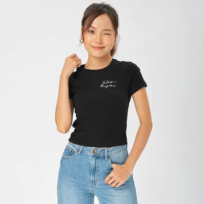  Áo Thun Nữ Thêu Nhỏ WTS 2354 