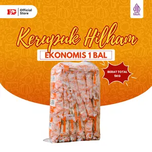 Kerupuk Udang Hilham Kemasan Bal Isi 20 pack Kemasan 250 gram Food