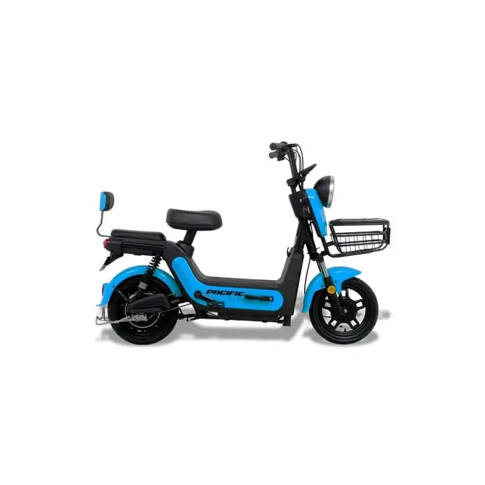 SEPEDA LISTRIK MERK PACIFIC ARGOS 500 Watt GARANSI RESMI ORIGINAL - Blue Outdoor Kaki