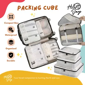 HILODAY Tas Penyimpanan Pakaian Travel Bag Organizer Packing Cube