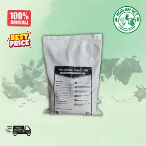 Mineral hitam MI MASTER PREMIX MINERAL HITAM 1 Kg - Mencegah ambruk pada sapi,kambing