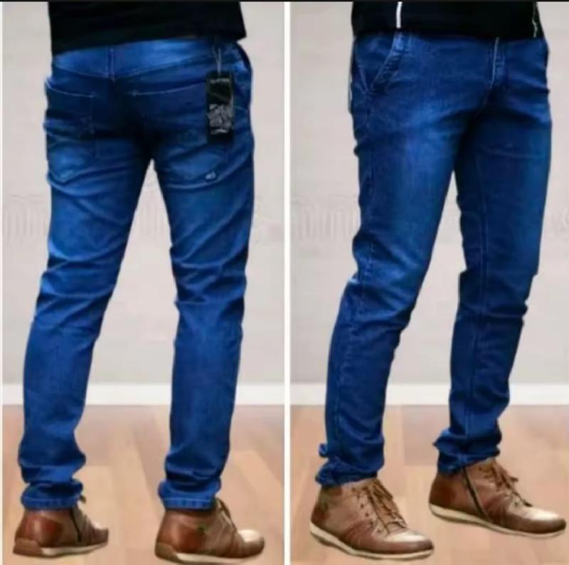 Product Introduction of Celana Jeans Pensil Pria Slimfit Denim / Celana Panjang Laki-laki Model Terbaru / Celana Pria Model Pensil Terlaris 4