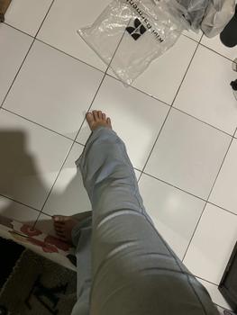 Product Review of Kivi Garment Jeans Cutbray Wanita Highwaist Jeans Cutbray Stylish, Cutbray Denim, Sentuhan Flare Klasik,Celana Wanita, Celana Panjang Stretchy (Melar) from F**t 3
