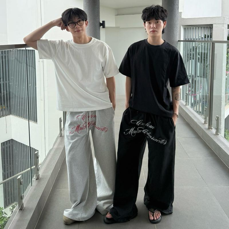 Calem Club - Áo Thun Trơn Basic chất liệu cotton 230 gsm form rộng unisex áo thun nữ form rộng