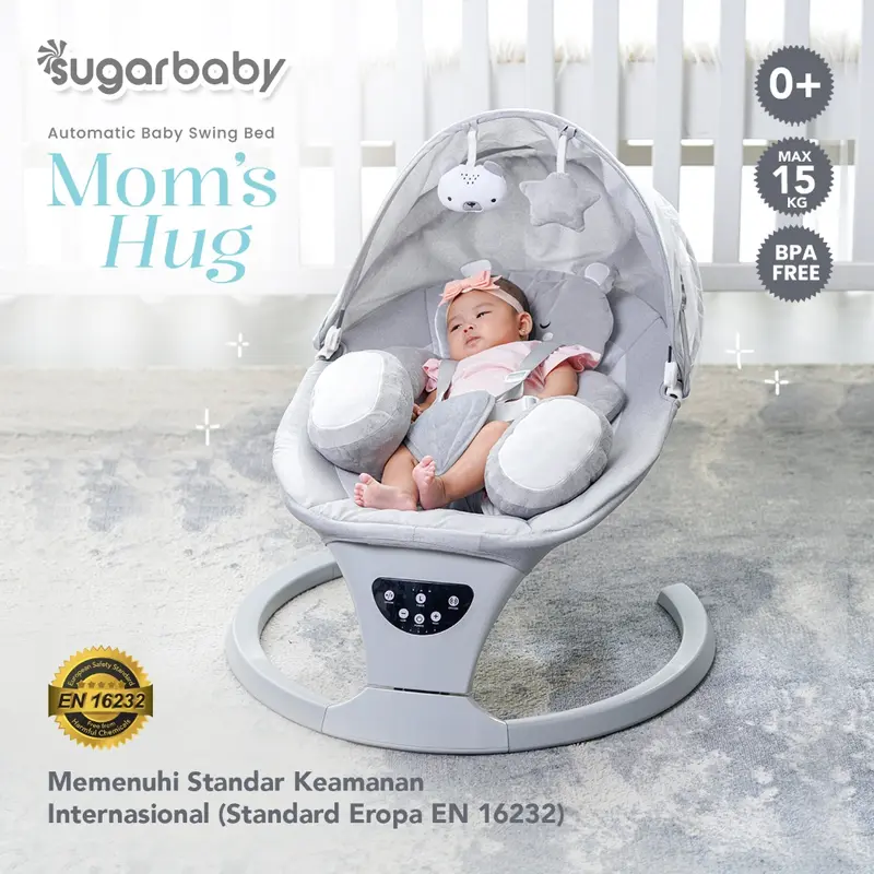 SUGARBABY MOM'S HUG BOUNCHER BABY / HUG ME AUTOMATIC SWING BED K SERIES / AYUNAN BAYI 3