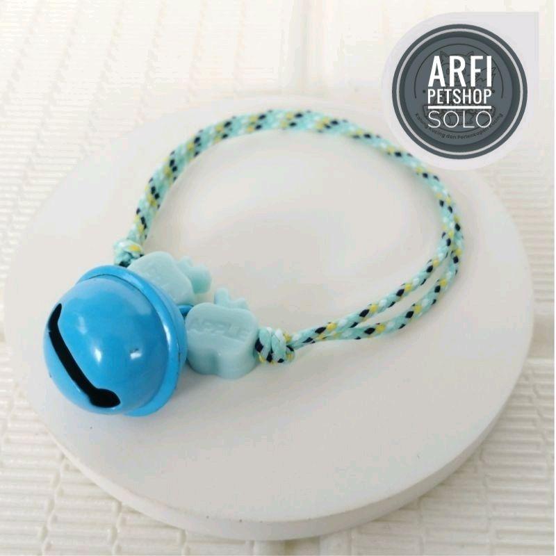 Paket 6pcs Kalung Kucing Tali Lonceng Ufo 22mm 4