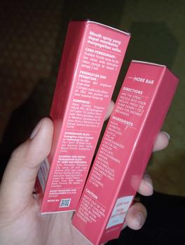 Product Review of HOBE BAR Probiotic Oral Spray - Sugar-Free, Alcohol-Free, and Preservative-Free, Peach Mint Flavor for Fresh Breath (20 ml) hobe  bar pewangi mulut semprot mouth spray parfum  mulut Liquid from S**🦋 2