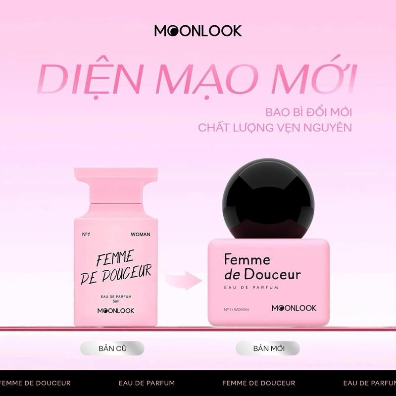[ Bản mới]  Nước Hoa Moonlook 5ml hỗ trợ giảm mùi lưu hương hỗ trợ làm sạch