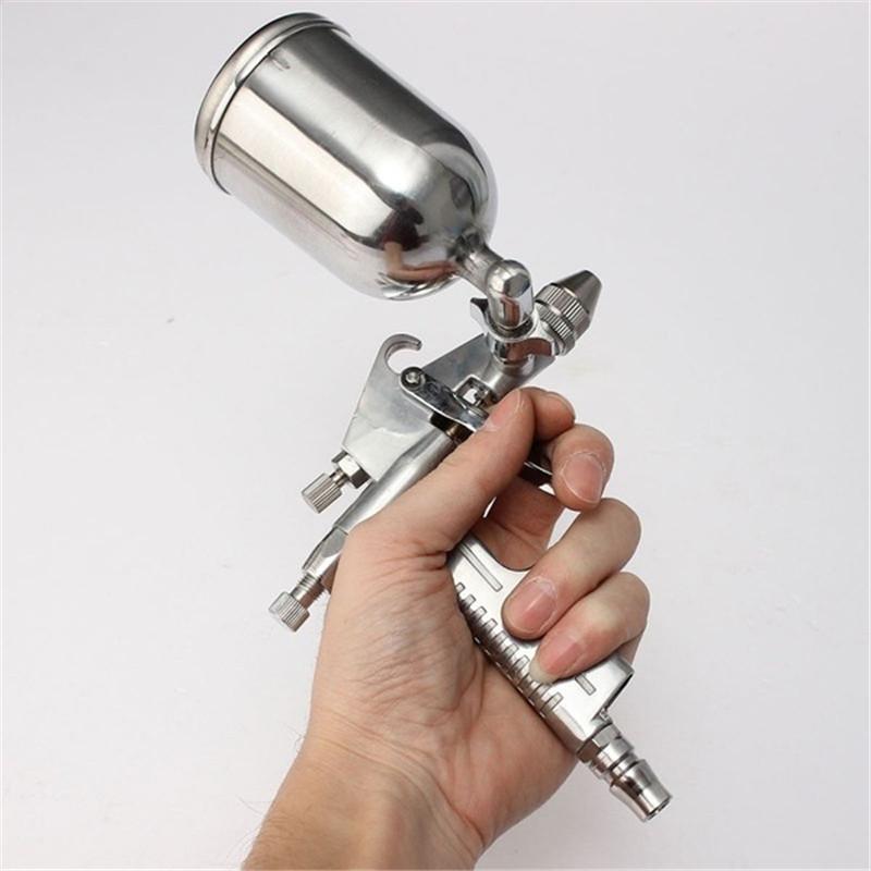Product Introduction of K3 Spray Gun Spet Cat Angin Mesin Kompresor F75 Tabung Atas 400ml Alat Spet Semprot Cat Tabung Atas 23