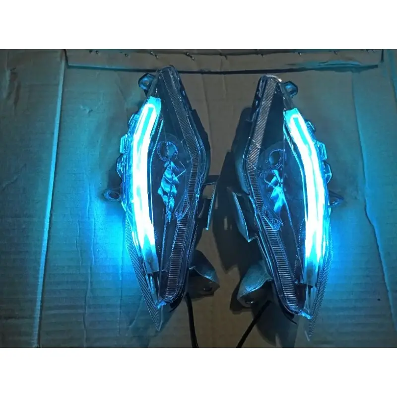 PAKET FULLSET LAMPU ALIS BEAT NEW DELUXE STREET TAHUN 2020 2021 2022 2023 2024 MIKA SMOKE Foto Kabel Motor Reflektor Motorcycle lampu  alis 4