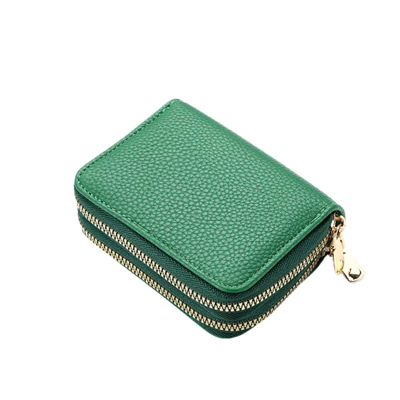 DOMPET LIPAT WANITA 2 RESLETING KULIT WA599B5 KECIL HITAM KARTU UANG KOIN MINI MURAH BATAM PENDEK KEKINIAN KOREA CEWEK LENIA PREMIUM POLOS LUCU 3