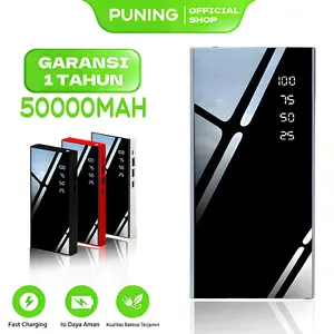 PUNING LENTIVEN Power Bank 50000mah Fast Charging Powerbank Baterai