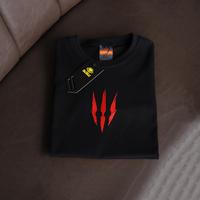 Gambar KAOSBOS.ID -  Kaos Pria Lengan Pendek Premium Heavyweight T-Shirt Combed Tebal Dingin - Hitam Cakar Singa, S dari KAOSBOSID Kota Tasikmalaya 5 Tokopedia