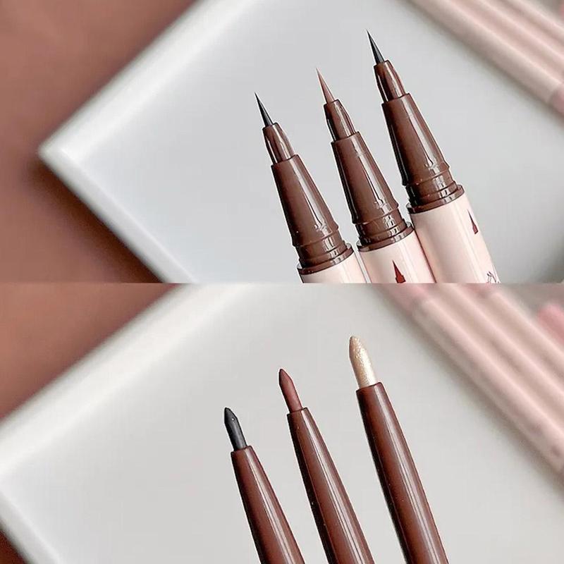 Product Introduction of Double-Headed Eyeliner Pen 2-in-1 ing High Pen Waterproof Easy To Not Sweatproof Fade D2Q7 42