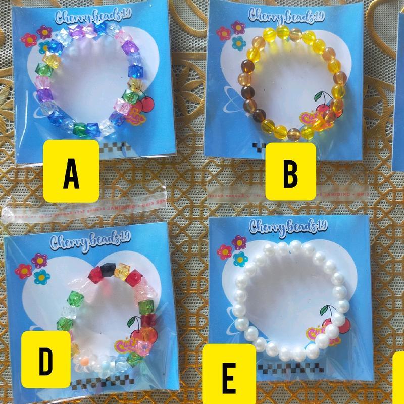 Gelang Manik Monte Korea Cantik Terbaru Bracelet All Size Elastis - Bracelets 1