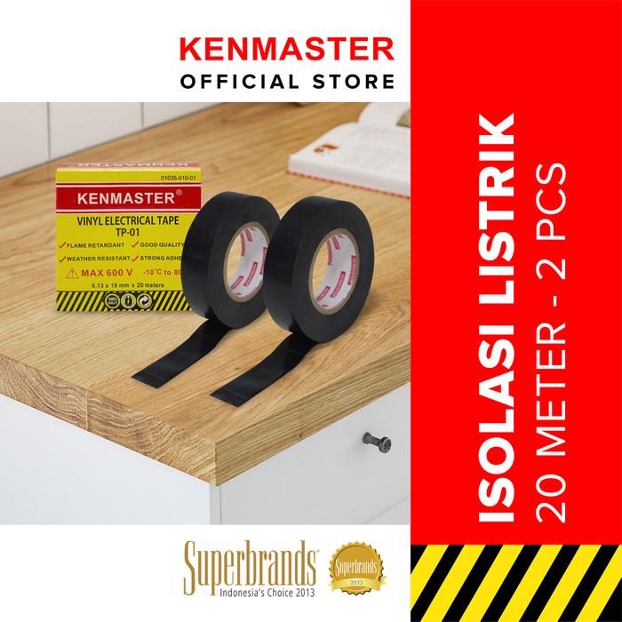 Gambar Kenmaster Isolasi Listrik TP01 20 Meter - 2 Buah - BUND-0058 - TP01-20M dari Kenmaster Official Store Kota Administrasi Jakarta Utara Tokopedia