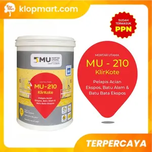 Mortar Utama MU-210 Klirkote Pelapis Batu Alam,Acian & Batu Bata Ekspos Terlaris