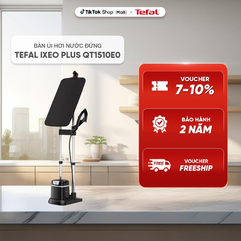 [QT1510T0E0] Bàn ủi hơi nước đứng Tefal IXEO Plus QT1510E0