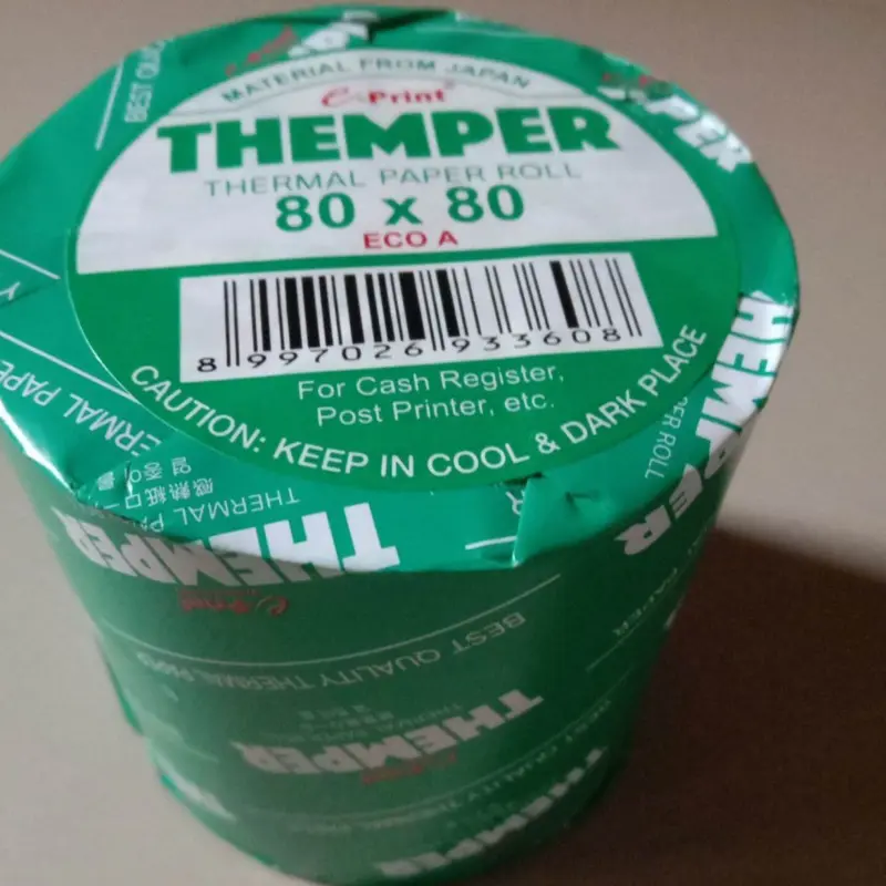 Kertas Kasir Thermal Eprint 80x80mm Eco A With Core / Kertas Kasir Thermal / Kertas Struk 2