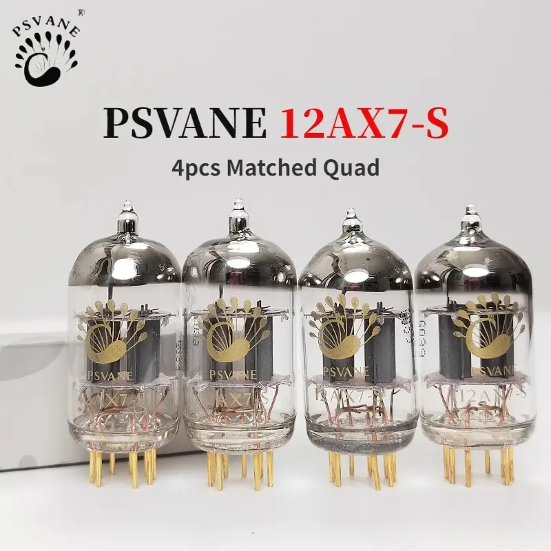 PSVANE Vacuum Tube 12AX7-S  12AU7-S  12AT7-S  EL84-S Electronic Precision Matching Amplifier High Fidelity Matched Quad