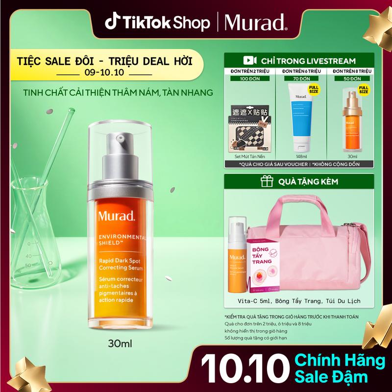 Tinh chất làm mờ vết nám và giảm sự hình thành đốm nâu Murad Rapid Dark Spot Correcting Serum 30ml