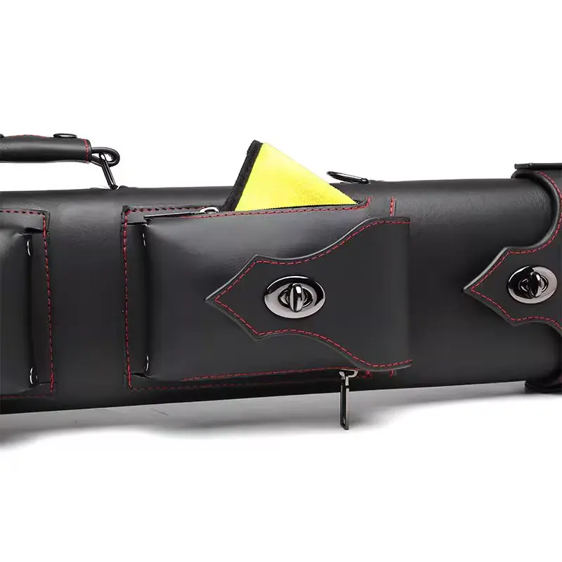 JM PRO Tas Billiard Hard Case Cue Case 3 x 5 Water Resistance 4