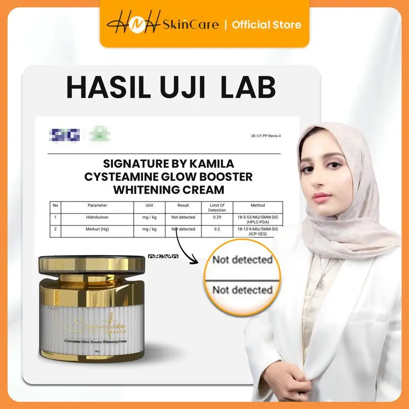 Signature by Kamila - Cysteamine Glow Booster Whitening Cream - Cysteamine Cream untuk Flek Hitam 4