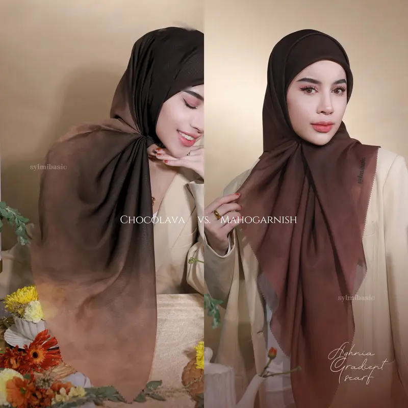 Aghnia Gradient Scarf by Sylmibasic 3