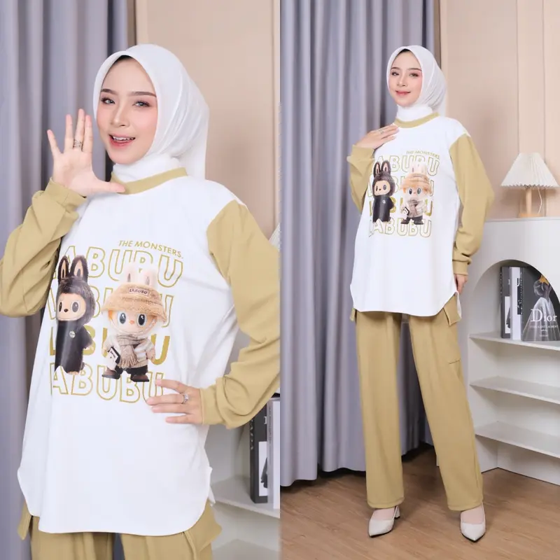 Setelan Labubu Bahan Kenit Model Terbaru dan Kekiniaan 2