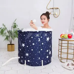 SPA Bathtub Lipat Portable Adult Folding Bath 65x70 cm