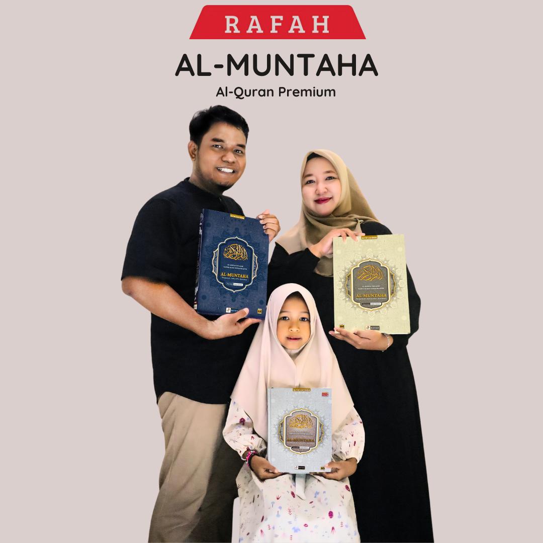 A5 Sedang Isi Penuh Warna Al-Muntaha Al-Qur'an Premium Terjemah Per Kalimat Hadits Pilihan Hardcover Elegan Bonus Tasbih Digital A5 Sedang Isi Penuh Warna Al-Muntaha Al-Qur'an Premium Terjemah Per Kalimat Hadits Pilihan Hardcover Elegan Bonus Tasbih Digital