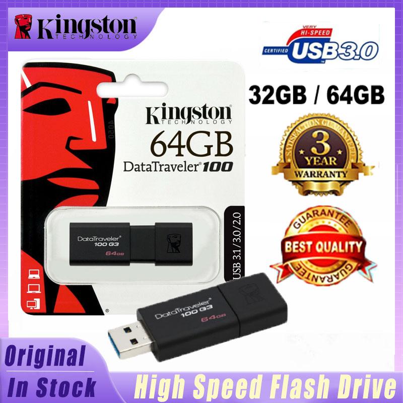 Kington DataTraveler USB Flash Drives 16GB 32GB 64GB 128GB PenDrive ...