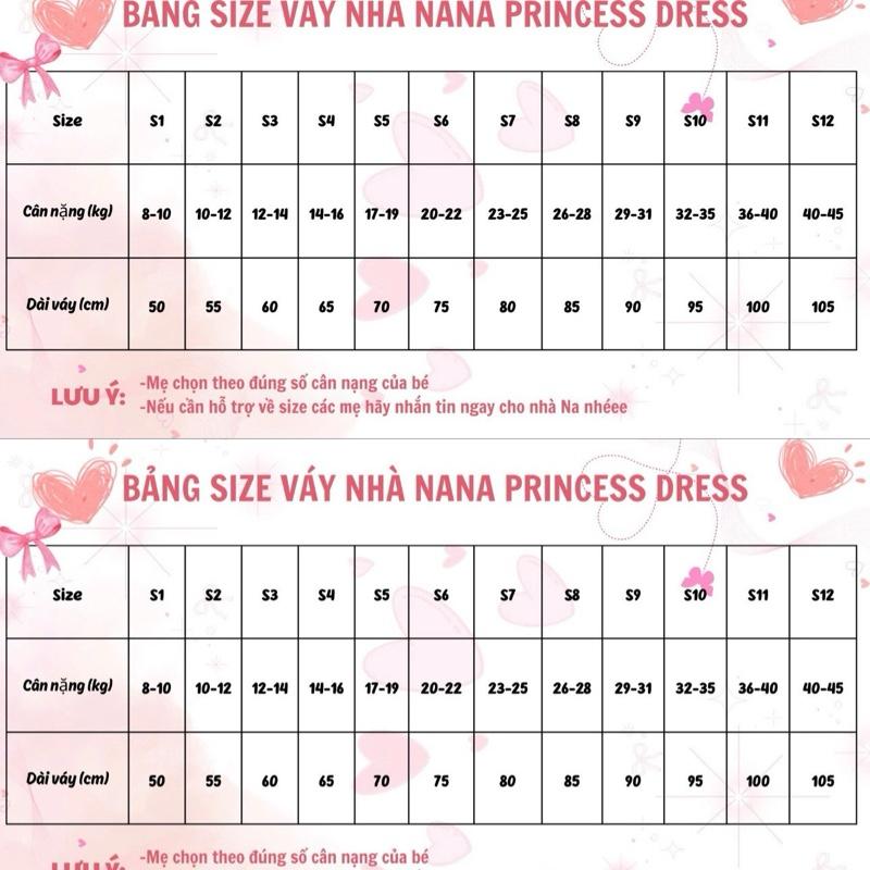 [NanaPrincess] - Váy thiết kế Hoa Hồng mùa hè cho bé 5