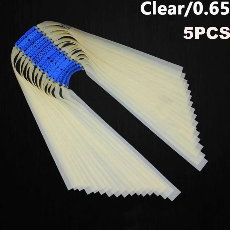 YOfeil Tali Ketapel Rubber Flat Elastic Band 48cm 0.65mm 5PCS - EFR29