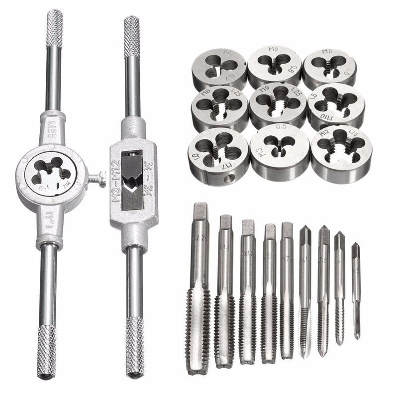 Product Introduction of Tap Die Set 40 20 pcs Alat Snai dan Tap Ulir Dart Mur Baut Alat Senai 12pcs 20pcs Senei Die Senei Logam kunci  ring 40