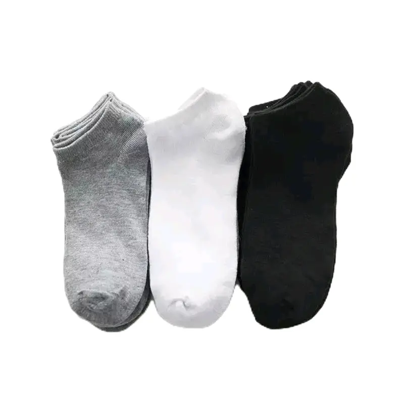 isi 3 pasang kaos kaki polos semata kaki ukuran dewasa cewek cowok/kaos kaki kerja Unisex Nyaman Tebal