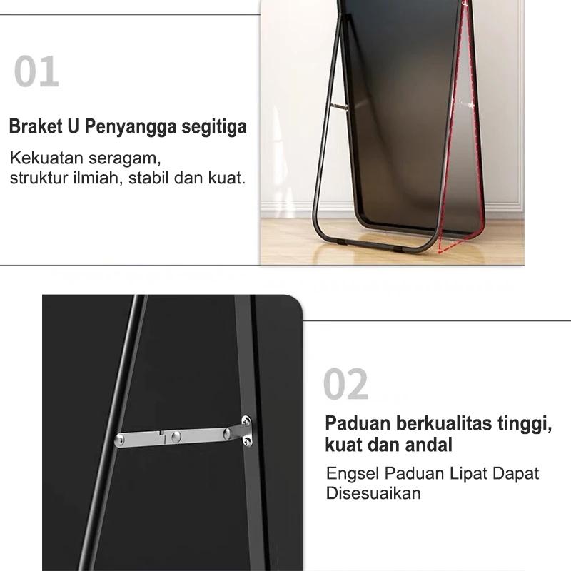 Standing Mirror Cermin Standing 165 X 60 CM Cermin Tubuh Kaca Kaca Cermin Gantung Cermin Aestheitc Cermin Dinding Full Body Standing Mirror Cermin Standing 165 X 60 CM Cermin Tubuh Kaca Kaca Cermin Gantung Cermin Aestheitc Cermin Dinding Full Body