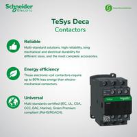 Gambar Schneider Electric TeSys D Kontaktor 3P(3NO) 18A 24VDC LC1D18BD dari Smart Power Solution Kota Administrasi Jakarta Barat 2 Tokopedia