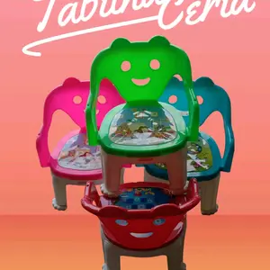 BANGKU SENDER ANAK KARAKTER/BANGKU WARNA TABITHA CERIA KARTUN Furniture