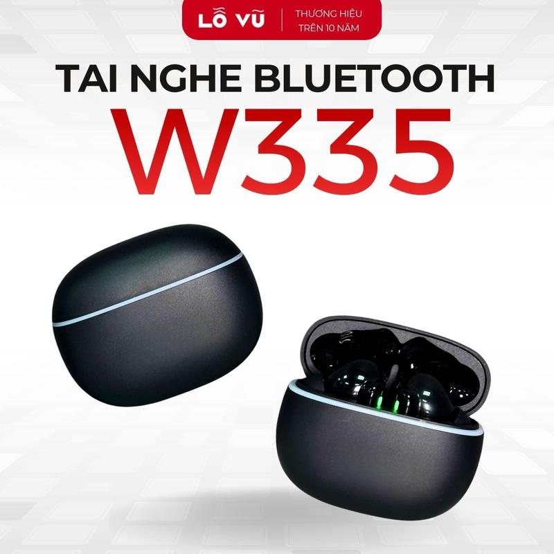 Tai nghe bluetooth không dây LECO W335 Bluetooth 5.4 Thời lượng pin tới 6h - Phụ kiện điện thoại Lỗ Vũ 1 vuabanlo levu01