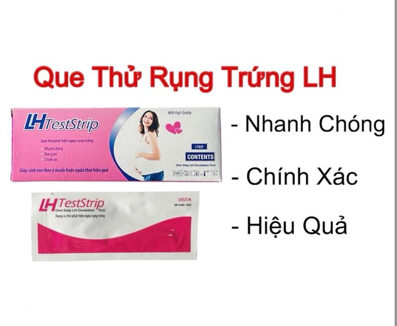 Che tên Combo 10 Que Thử Rụng Trứng LH Teststrip tặng bảng canh trứng