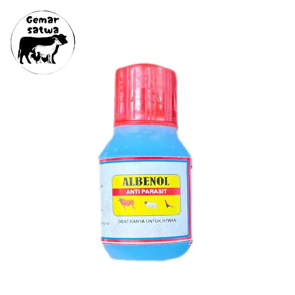 ALBENOL Obat Cacing Hewan atau Ternak Kambing Domba Kerbau Sapi Ayam 30 ml Original