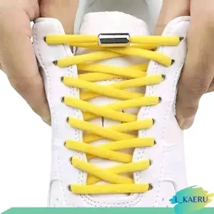 Tali Sepatu Elastis Lazy Lace No tie Shoelaces With Lock Capsule cocok untuk sneaker