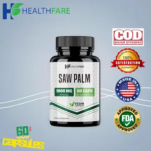 Saw palmetto Spesial Ramadan Mengoptimalkan fungsi saluran kemih, merevitalisasi, mengurangi kerontokan rambut, 60 kapsul.