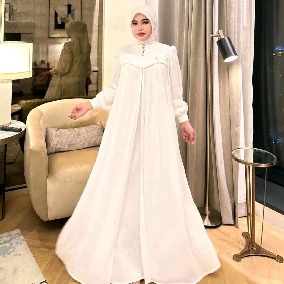 DRESS PLISKET POLOS SHELLA SAUKIA