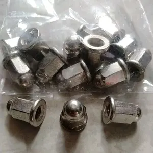 2 Biji Mur M6 Kunci 10 Tutup Panjang Mur Topi 10 Baut Knalpot Beat Vario Karbu Spacy Karbu Scoppy Karbu