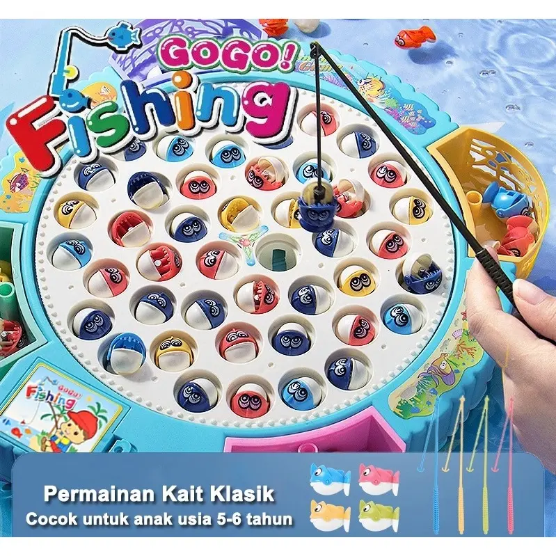 Mainan Pancingan Anak Fishing Game Murah Pancingan Ikan Pancing Ikan Mainan Anak Fishing Game - Mainan Anak Toys 1
