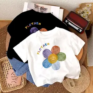 Kaos Anak Laki-Laki & Perempuan Gambar Depan Lucu Simpel Atasan Anak Unisex Usia 1-12 Tahun Fashion Anak Model Terbaru 100% Bahan Kotton