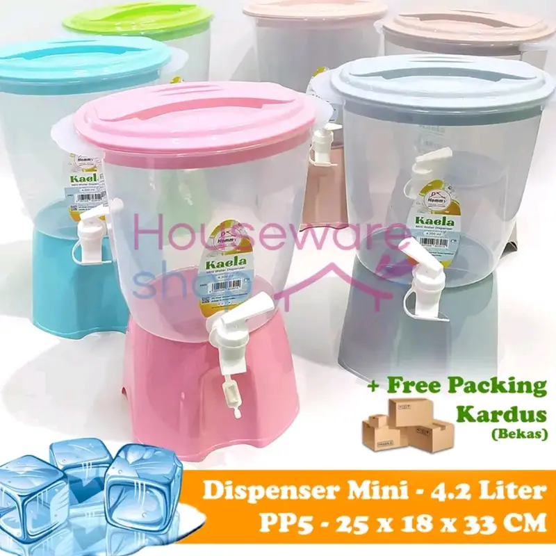 Mini Water Dispenser Kaela 4,2 liter HOMMY PLASTIK KITCHENWARE 1