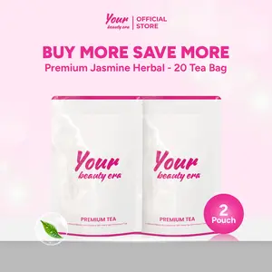 [KOMBO HEMAT] Your Beauty Era - 2 Pouch | Isi 20 Bag | Herbal Health Green Tea | Teh Hijau Melati Herbal | 2 Pouch